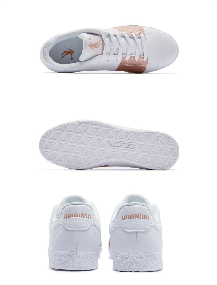 Giày thể thao Jordan giày nữ 2018 mùa thu mới nhỏ màu trắng giày thường giày trắng skate giày thể thao nam đẹp