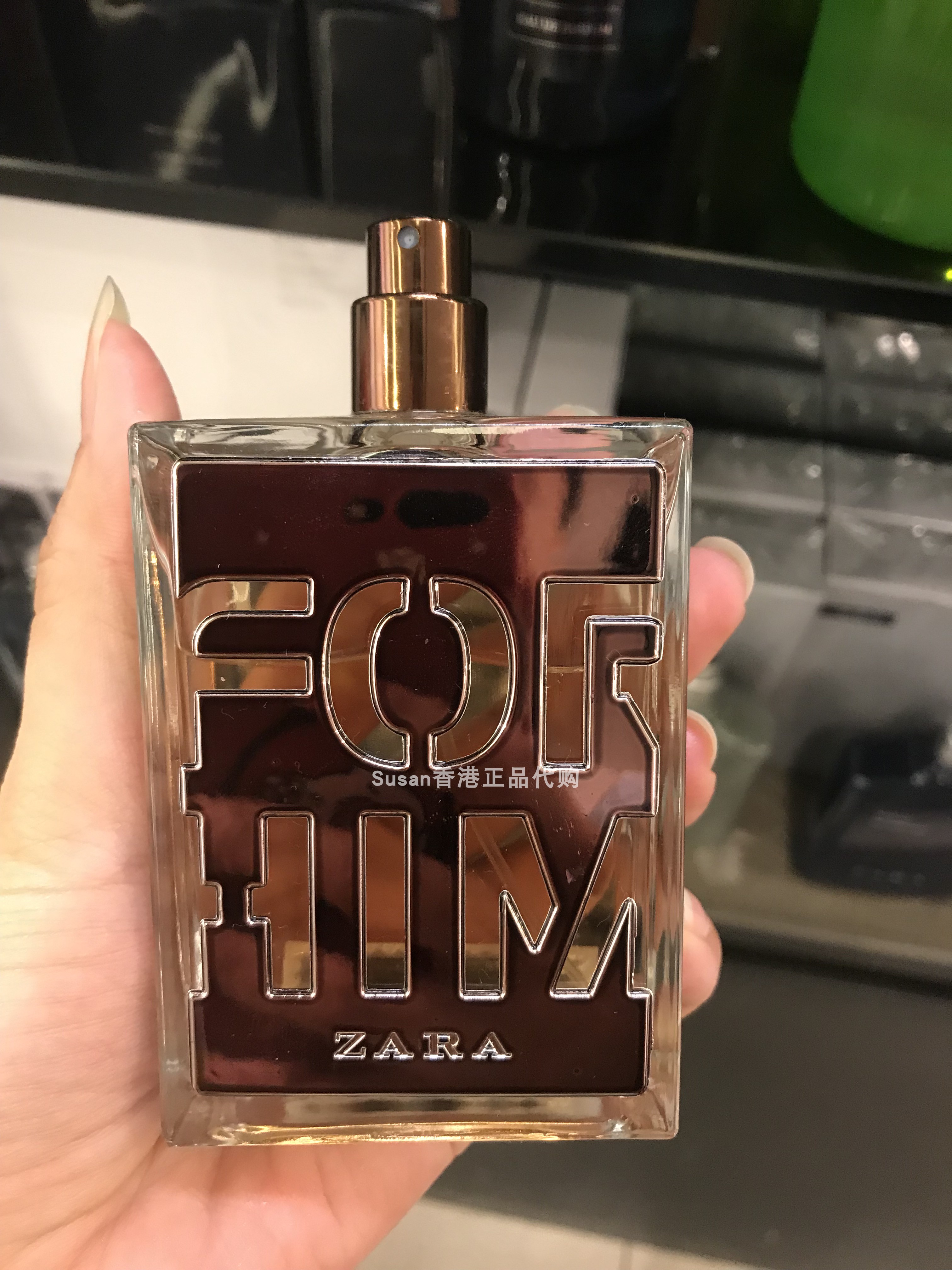 Hong Kong Shopping Zara For Him Silver Black Edition Perfume For