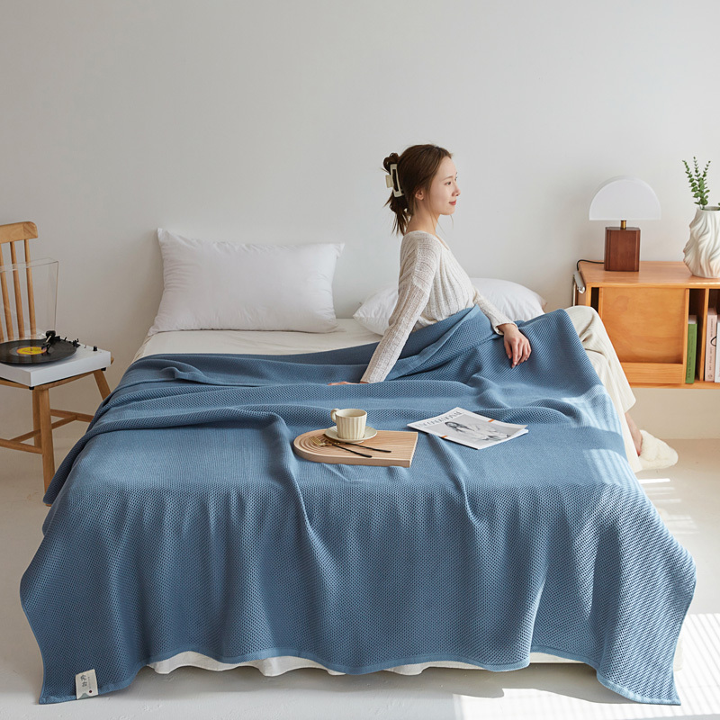 2025 New Wabi-Sabi Style Honeycomb Cotton Towel Quilt 2025 New Wabi-Sabi Style Honeycomb Cotton Towel Quilt