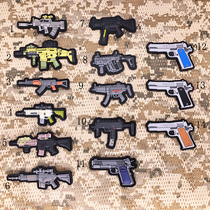 New outdoor military fan supplies PVC Soft pistol shape Velcro armband