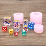 Dice Creative Drimne Tool Hotel Chef Chef Cooler Chocolate Mahjong Polynuts Силиконовая плесень