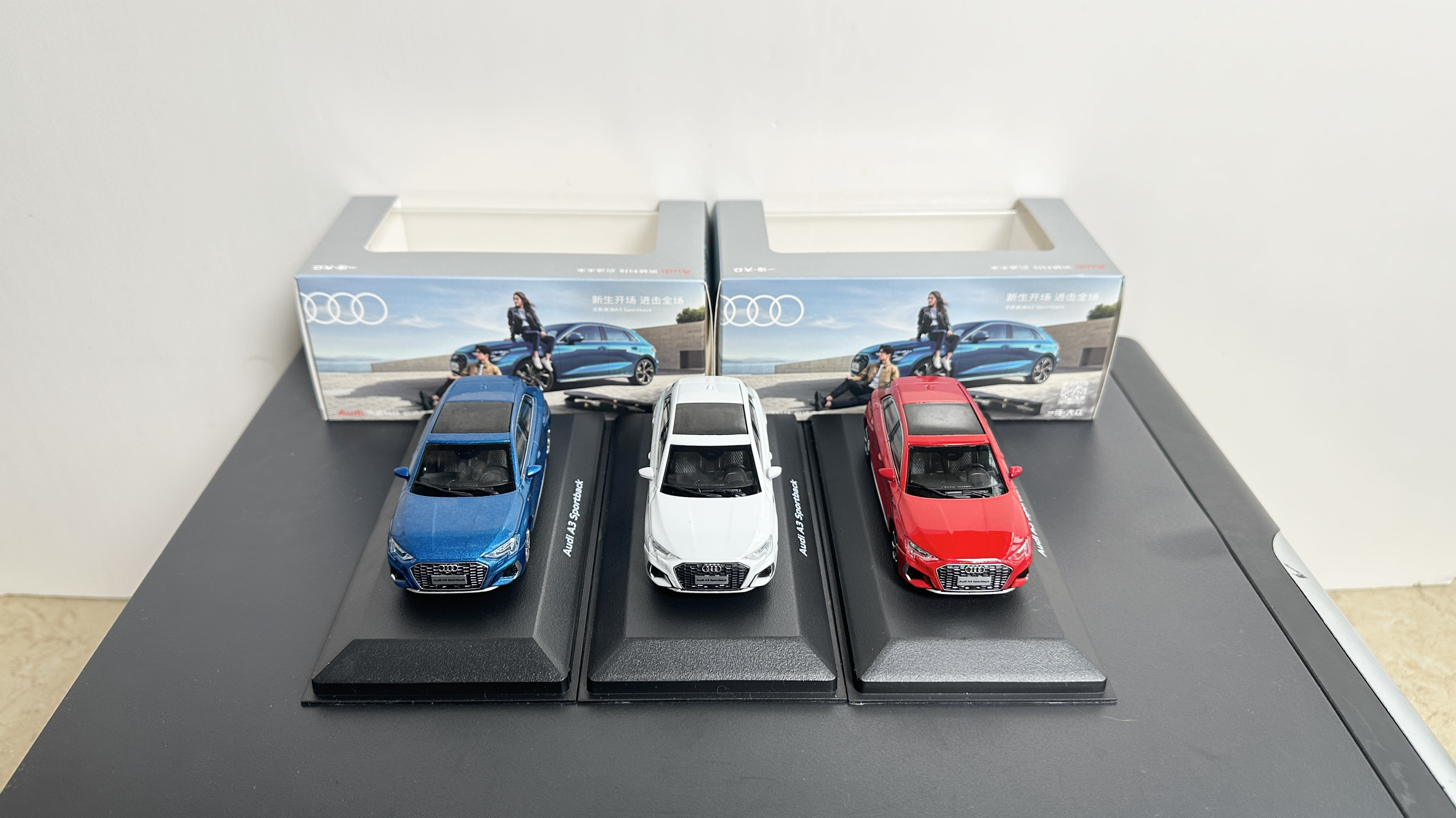 1/43 DEALER EIDITION AUDI A3 SPORTBACK DIE CAST MODEL | eBay
