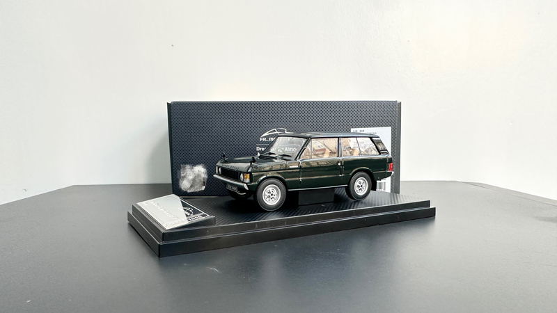 1:43 Range Rover 1970 Generation Original Car Model Military Green Almost Real Alloy Car Model