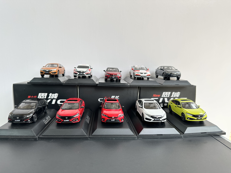 Dongfeng Honda Civic 1:43 Scale Model Car, Realistic Car Model, Original Factory Genuine Honda Model