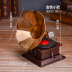 đầu đĩa than dual	 Máy ghi âm cổ điển Máy ghi âm thanh sắt Trang trí máy ghi âm retro mô hình máy quay phim đen - máy ghi âm - Máy hát 	máy nghe nhạc đĩa than mini Máy hát