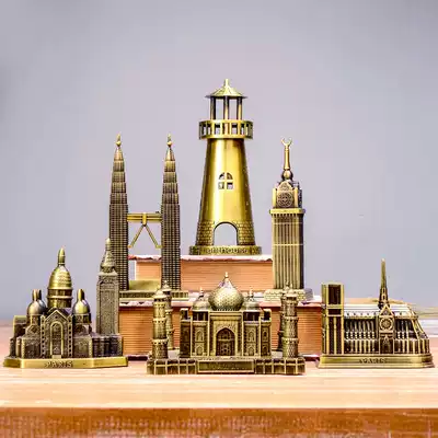 World landmark building model metal model Eiffel Tower Big Ben Statue of Liberty gift gifts