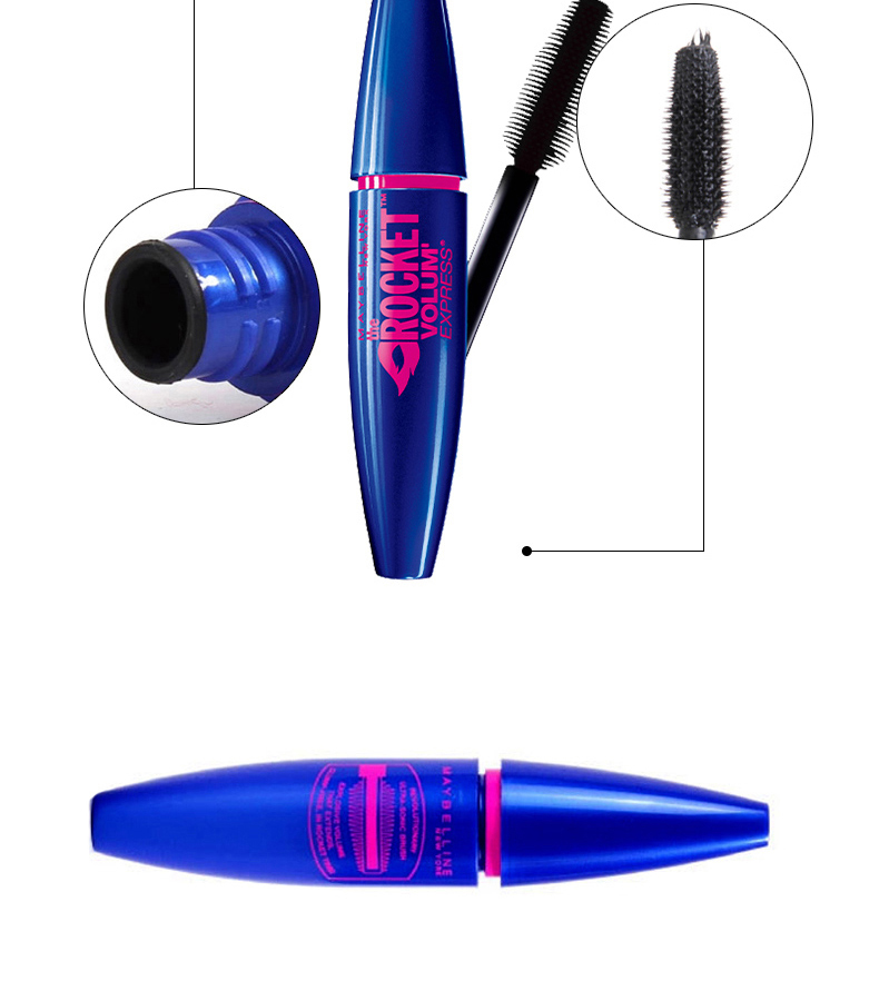 Maybelline mascara net red vibrato dài tăng trưởng lỏng không thấm nước dài curling chất béo màu xanh chính thức cửa hàng flagship missha mascara