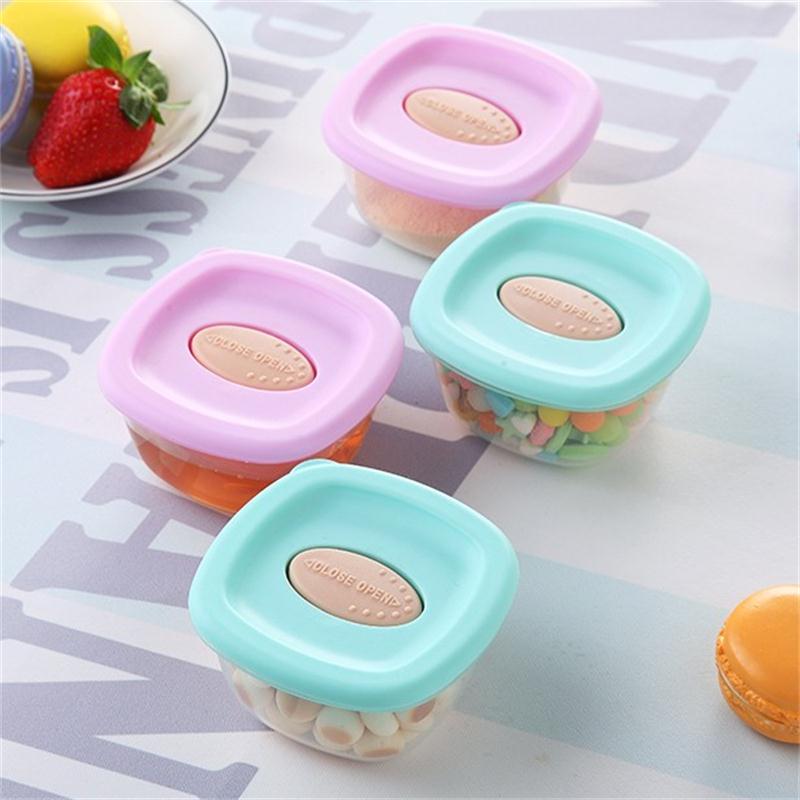 Baby Portable Vice Food Box Frozen Box Mini Seal Deputy Food Bowl With Lid Baby Milk Powder Snack Crisper