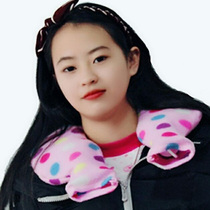Explosion-proof thick PVC water injection u-shaped hot water bag Neck cervical spine warm water bag Neck hot compress U-shaped water bag anti-scalding