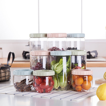 Portable milk powder sealed storage tank Kitchen snack storage box Plastic whole grain storage food sealed tank