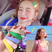 Hàn Quốc phụ kiện tóc ins dễ thương màu macarons sữa chà bb clip kẹp tóc Liu bên bờ biển clip gãy tóc - Phụ kiện tóc set kẹp tóc cho bé gái