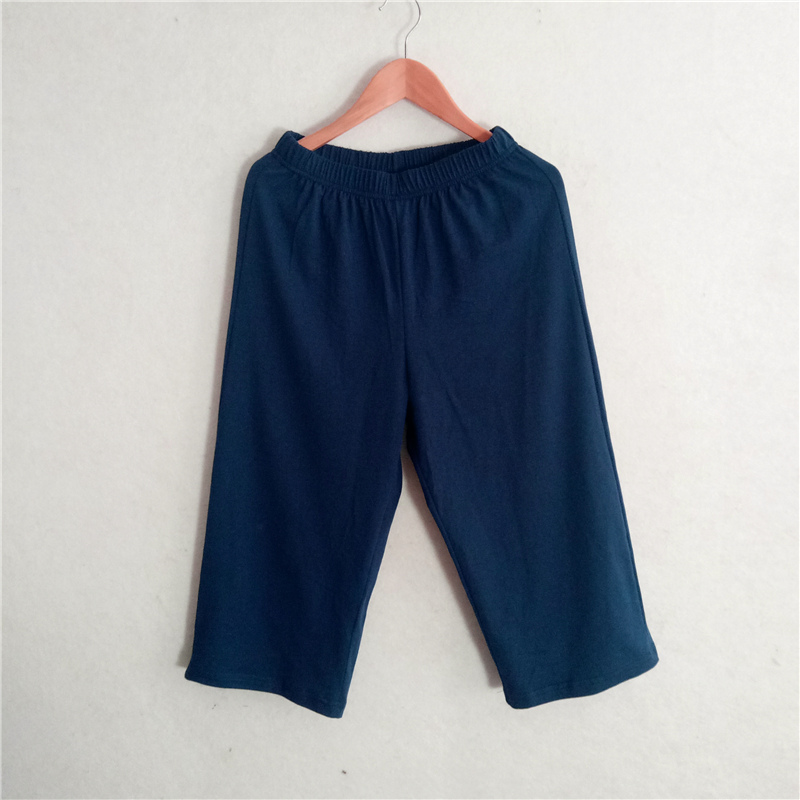 Mới mùa hè nữ cotton mỏng phần bảy điểm quần ngủ cotton nhà quần lỏng nhà quần short thể thao quần lửng nam