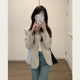 Light khaki casual blazer women's spring and autumn new style petite short style temperament high-end versatile suit