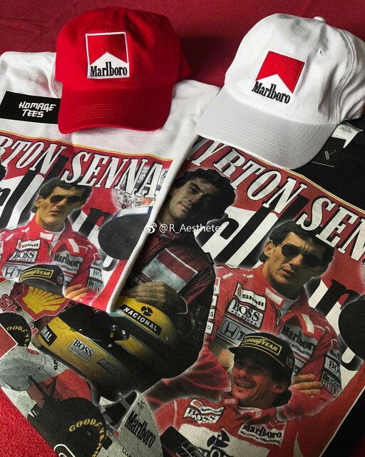 In Stock 40% off Uk Homage Tees Tribute to the Racing Legend Ayrton Senna Tee T-Shirt