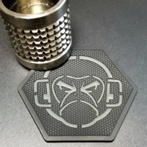 Large non-slip tactical monkey MSM military armband cushion soup bowl Cup heat insulation pad tasteless PVC injection molding