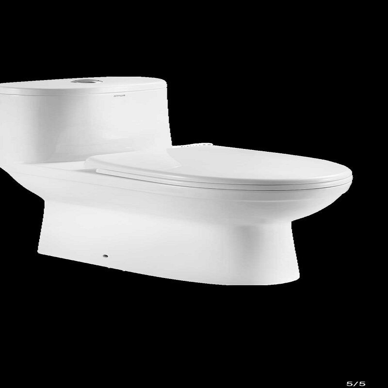 An integrated toilet bowl