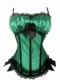 Spike Đen ren gothic bụng cơ thể định hình vest hàng đầu Tòa án corset corset đồ lót mặc