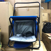 3 9 Outdoor folding chair fishing stool with insulation bag Maza portable outdoor folding fishing stool