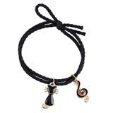 Мори тройная веревка для волос самка мультфильм милый кошачьи девушки галстук привязка к браслету подруги двойная резина