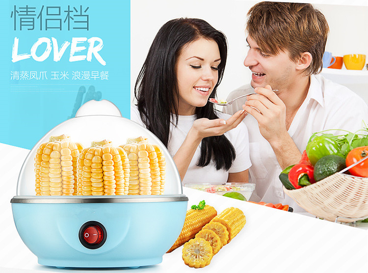 Máy đánh trứng đa năng inox đôi máy ăn sáng mini hấp trứng tự động tắt nguồn chính hãng - Nồi trứng ca nấu mì đa năng daewoo den-m550