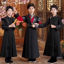 Childrens Han Wears Guide Clothing Talent Costume for Swords Poetry and Poetry Recited Stage Performance Costume Photography