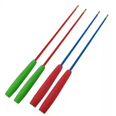 45cm sponge handle oblique hole copper head single double head empty bamboo rod front thin 6mm thick rear 7 5mm thick