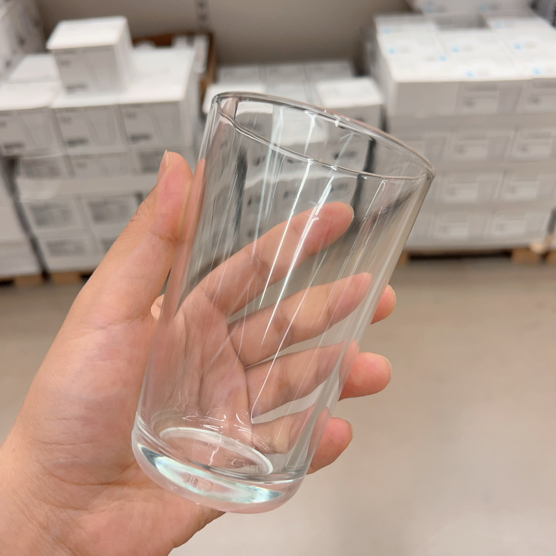 Ikea Genuine Product 365+ Cup Transparent Glass Cup Heat-Resistant Glass Lead-Free Cadmium-Free Thick and Durable Ikea Genuine Product 365+ Cup Transparent Glass Cup Heat-Resistant Glass Lead-Free Cadmium-Free Thick and Durable