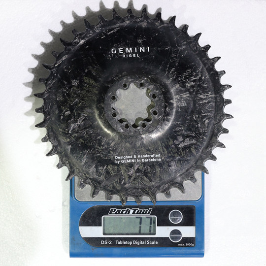 Spanish Imported Gemini Carbon Fiber Chainrings for Mountain and Road Bikes, Bicycle Chainring Accessories