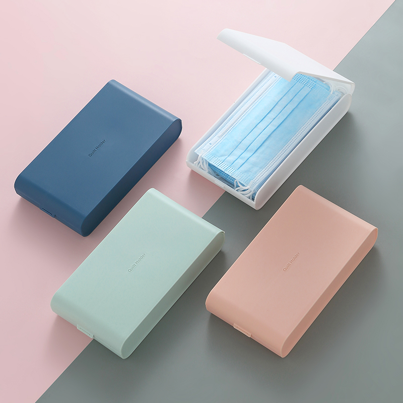 Bangjiayi household adult large-capacity mask storage box portable dust-proof temporary storage box sealed waterproof mask box