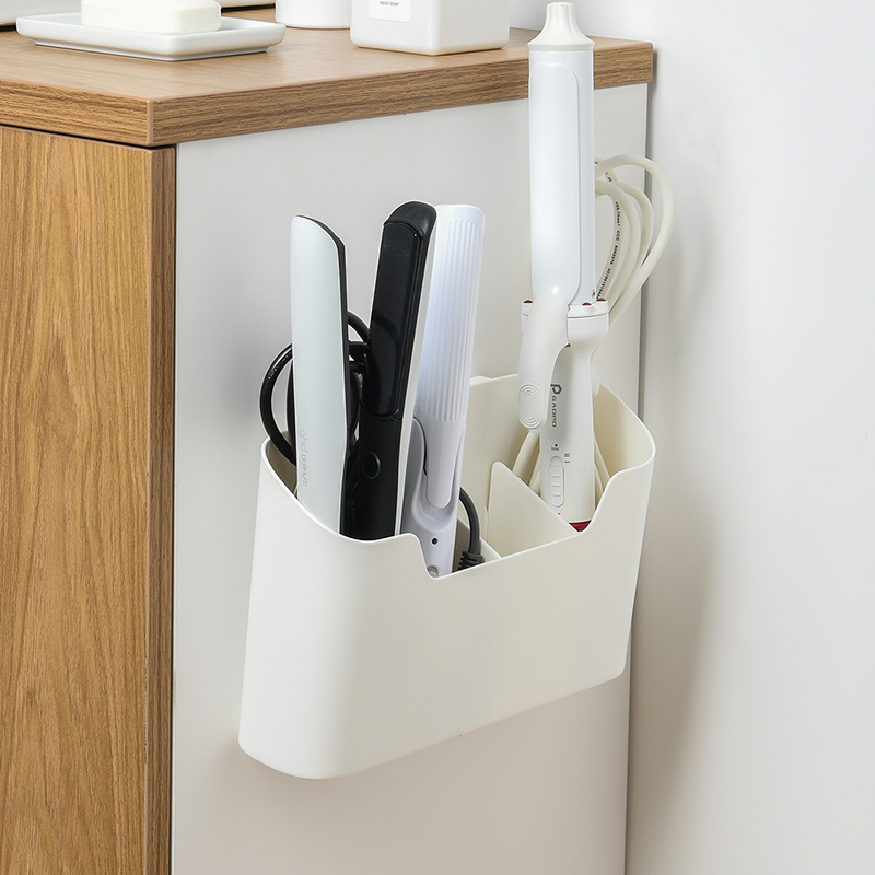 Bon Jia Yi Kitchen Containing box wall-mounted Punched Makeup Room Shelve Mobile Phone Remote Control Cosmetic storage tier shelf