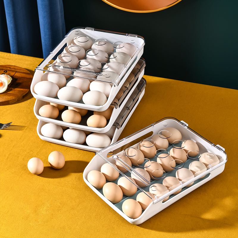 Storage Box Rolling Fridge Special Large Capacity Drawer Egg Preservation box for eggs in Bonjiu kitchen