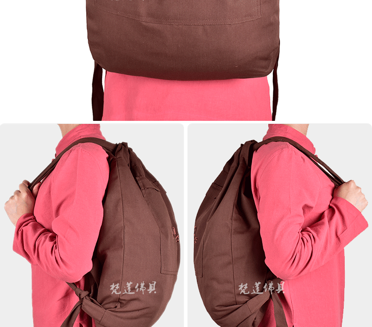 Phật giáo cung cấp túi unisex biển xanh túi vải túi túi Luohan túi ngoài trời túi ba lô núi balo du lịch
