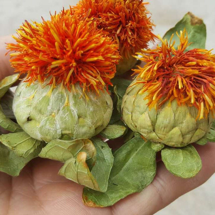 Tibetan wild double red flower red flower fruit bubble water special grade tennis red flower tea red flower head tea whole Dot 500 gr