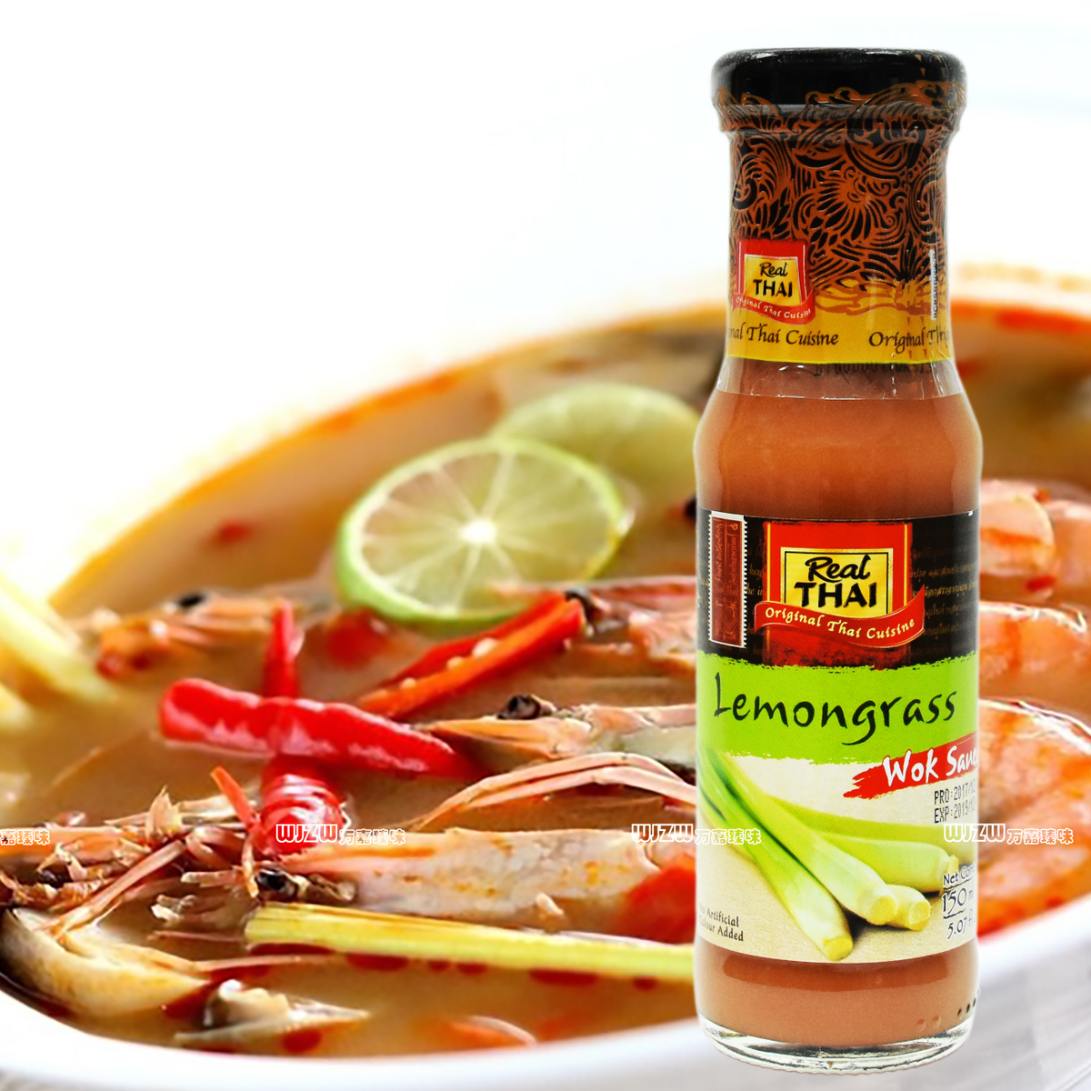 Thai imported lil Thai citronella sauce 150ml lemon grass sauce winter yin soup seasoning lemongrass