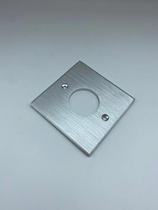 5MM thick 86X 86MM single hole audio special drawing wall panel to send middle gong wire