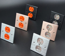 KING SNAKE KING SNAKE KING pure copper American standard power socket core American wall socket with 86 panel