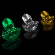 Transparent hollow anal plug light-emitting enema for men wearable backcourt masturbation device developed anal expander for gay men