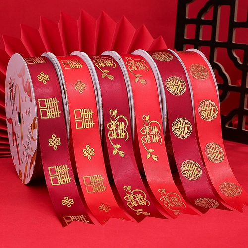 Свадебные принадлежности Daquan черт с красной веревкой красной ленточной ленточной лентой ленты