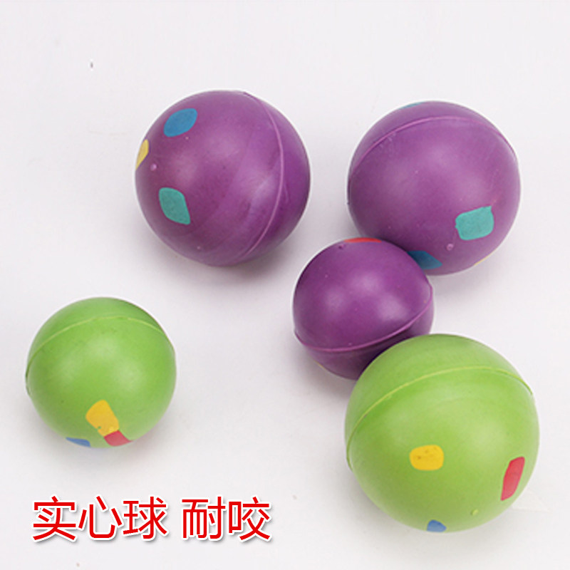 Dog gold mullabrador pet toy ball resistant to bite solid grindle large demutable small dog teddy training dog