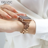GELVTIC Apple, часы, ремешок для часов из нержавеющей стали, в стиле Шанель