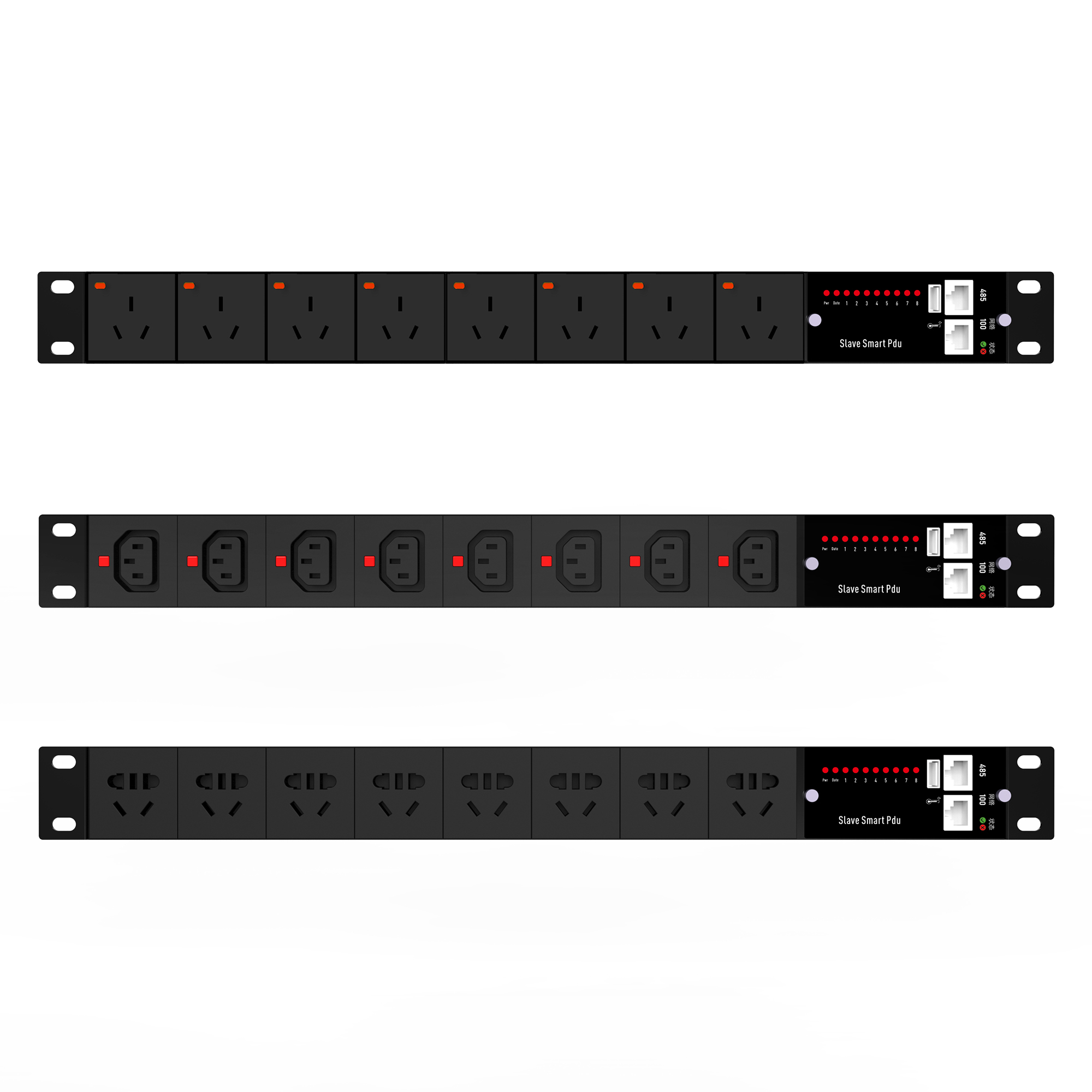 Yeshu new generation network 8-way intelligent PDU slave