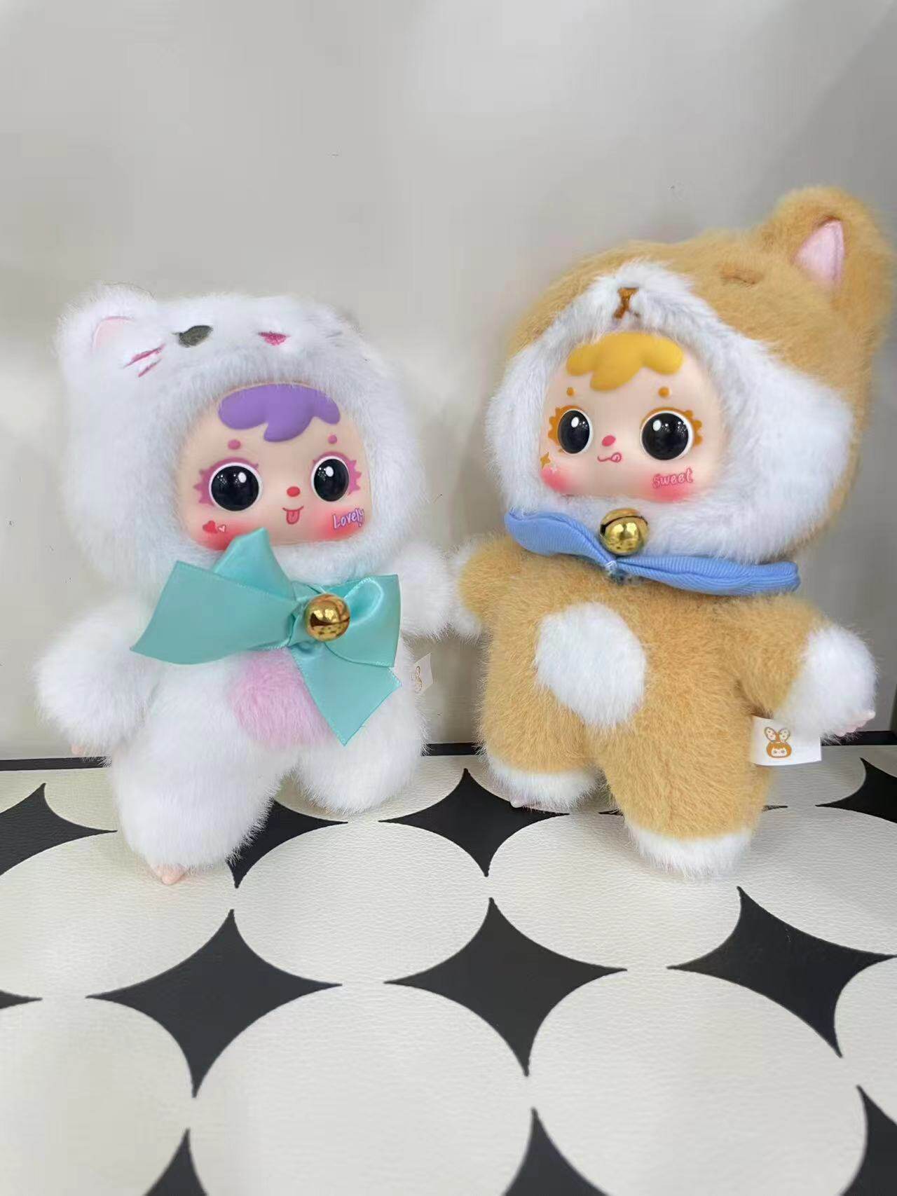三小毛】兴邦苑Samuel猫猫聚会毛绒盲盒挂件女孩礼物玩偶潮公仔-淘宝
