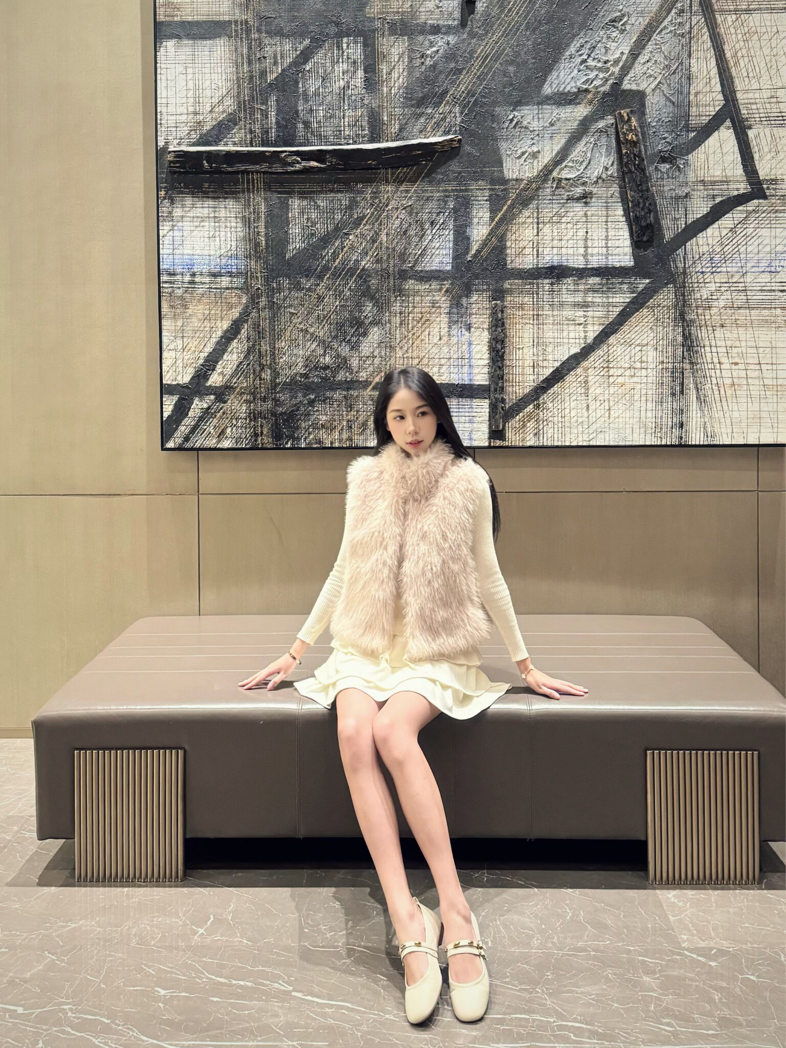 百丽小金豆芭蕾玛丽珍鞋 羊皮材质柔软亲肤 蛋卷鞋底舒适不累脚