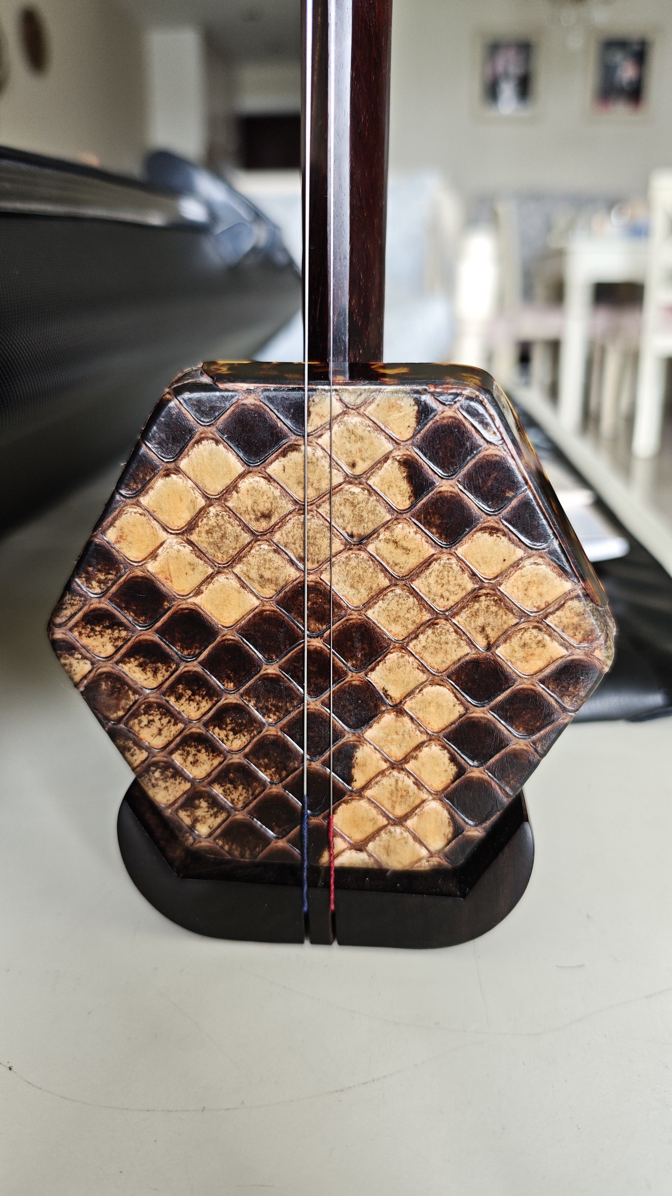 虎丘牌老紅木二胡蘇州製造專業演奏級二胡於紅梅鑑定簽名二胡