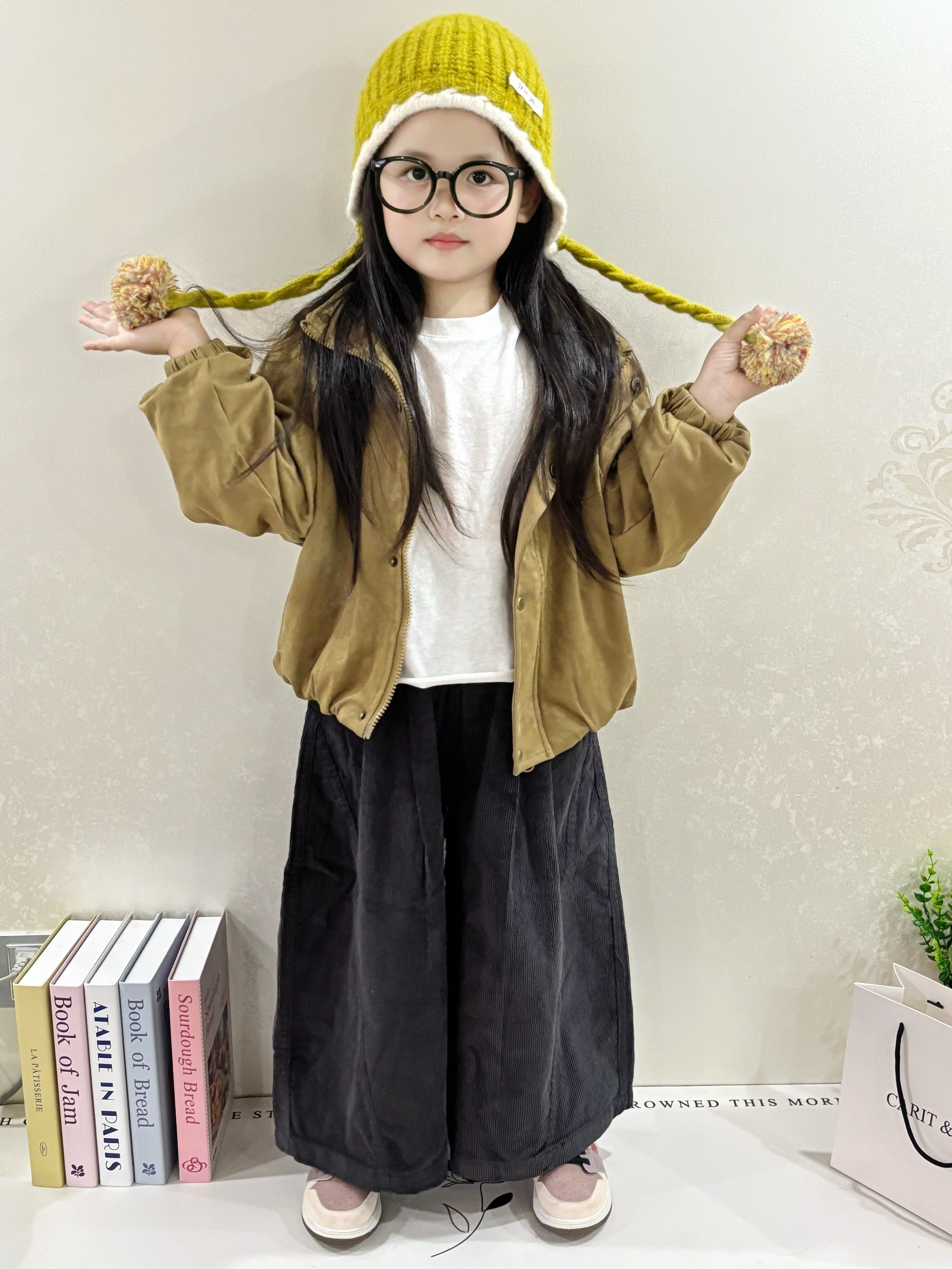 Customer photo for Jacket + Corduroy Pants Set, 130cm