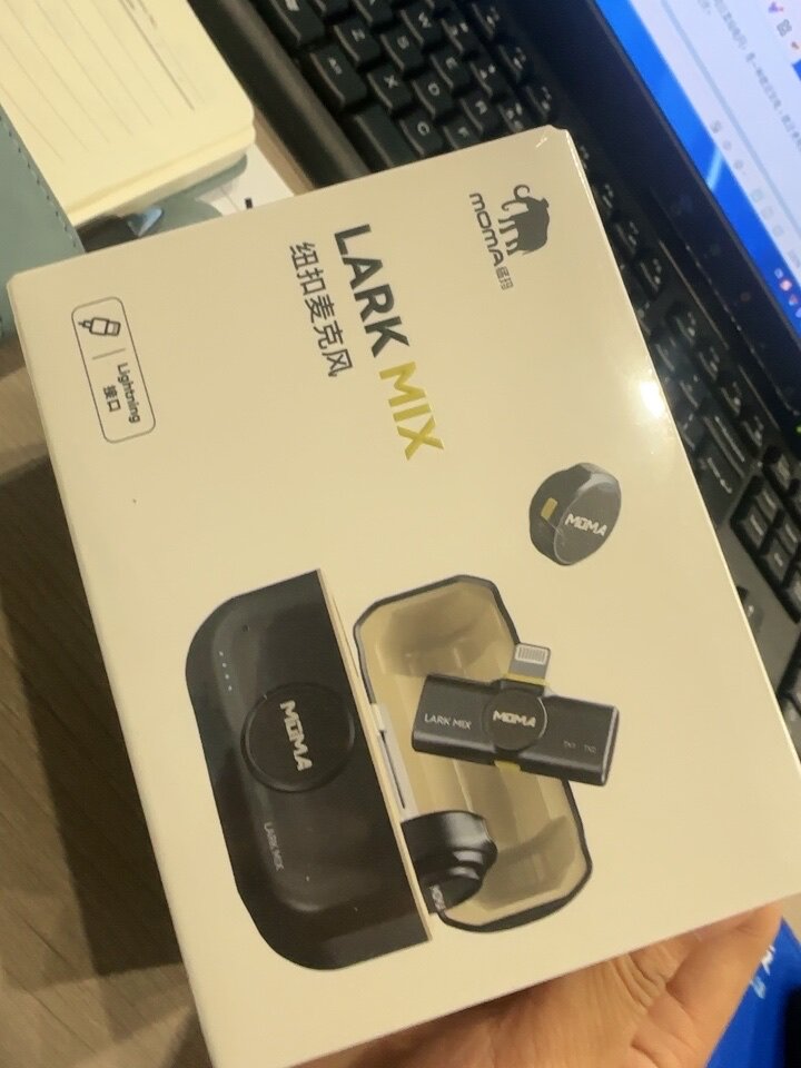猛玛LARK MIX纽扣式无线领夹麦克风直播专用一拖二收音设备-Taobao-Tmall
