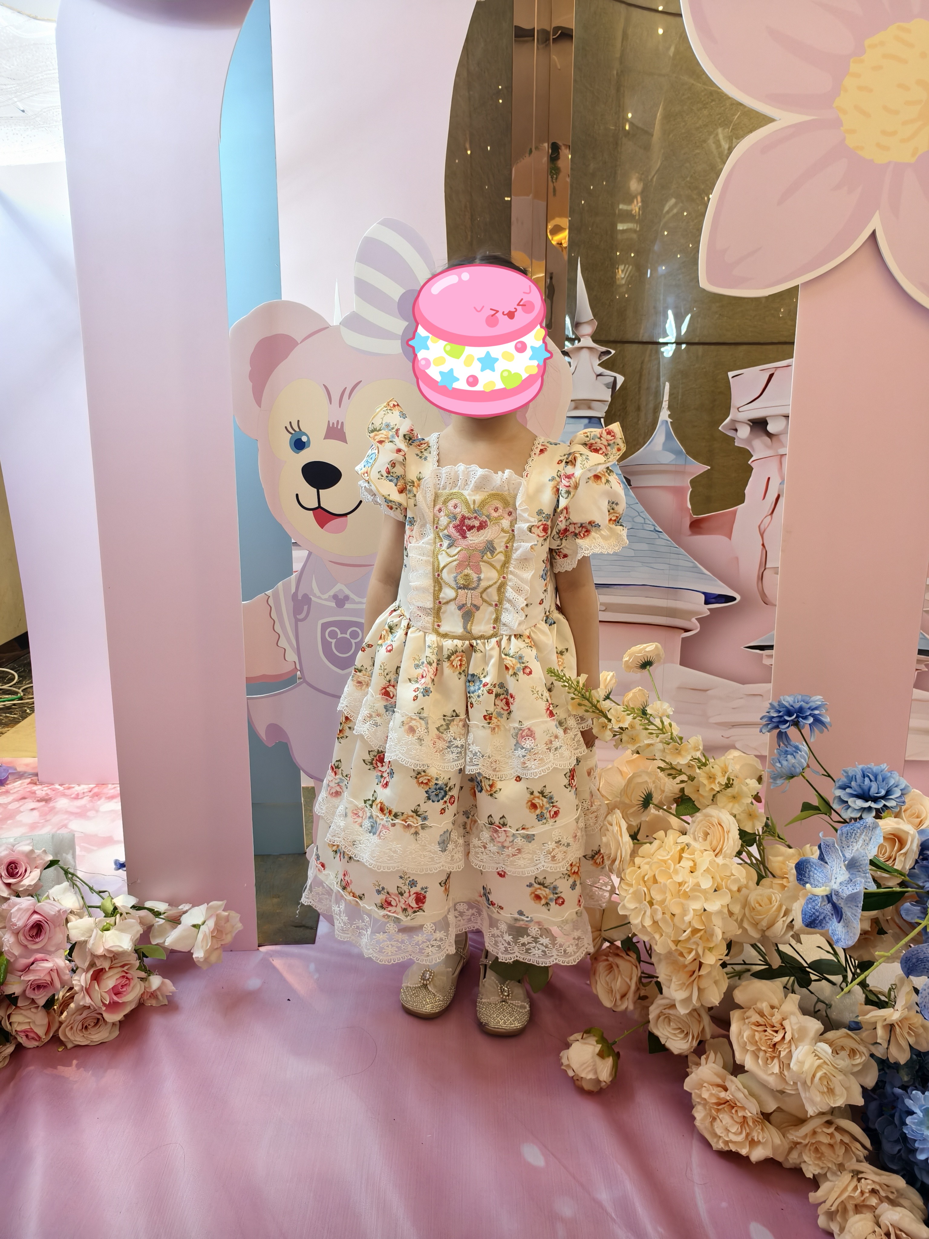 Customer photo for Floral + Hair Accessory