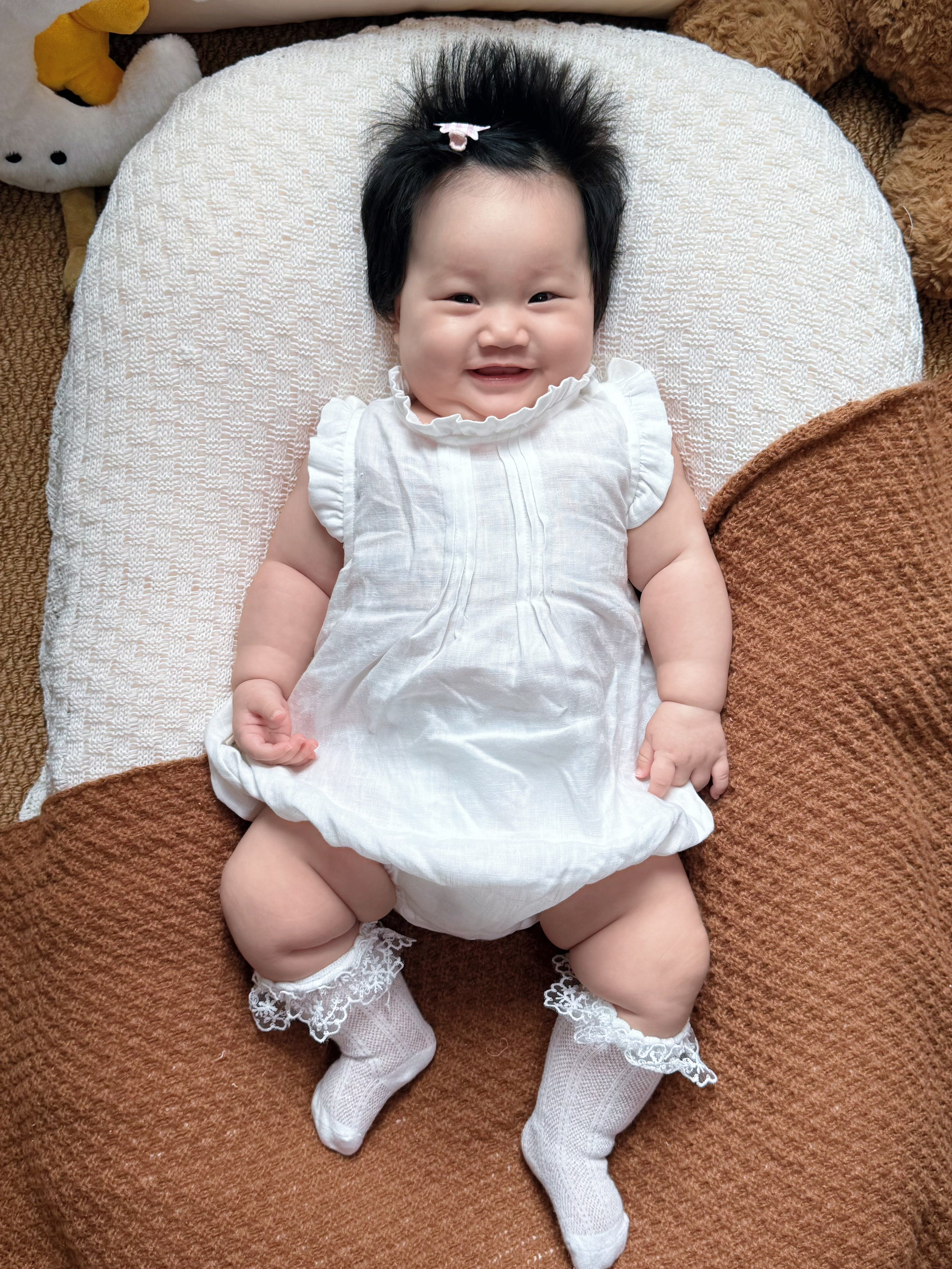 Customer photo for White Linen, 80cm