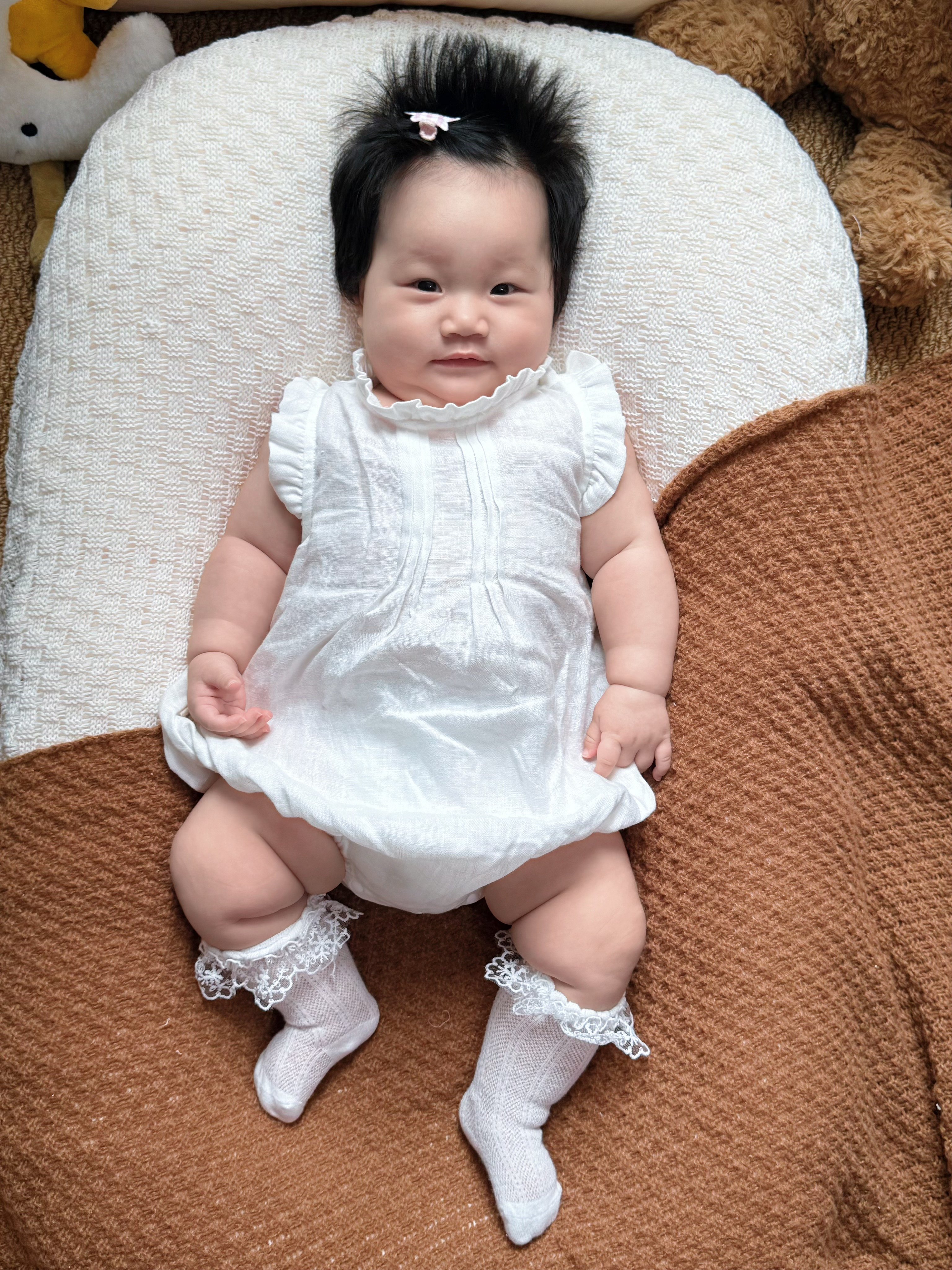 Customer photo for White Linen, 80cm