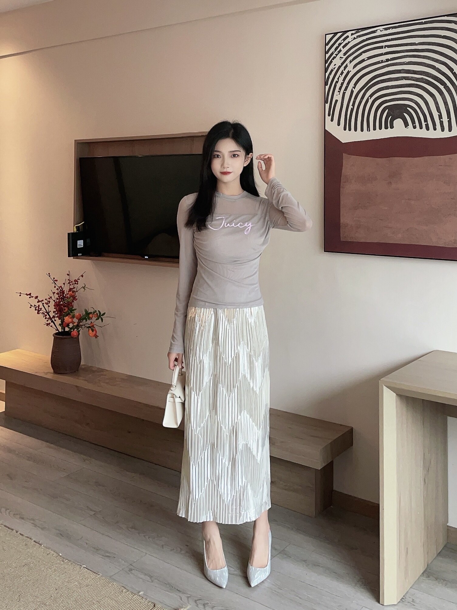 7or9明星同款婚鞋：秀禾婚纱两穿的人鱼姬舒适美学